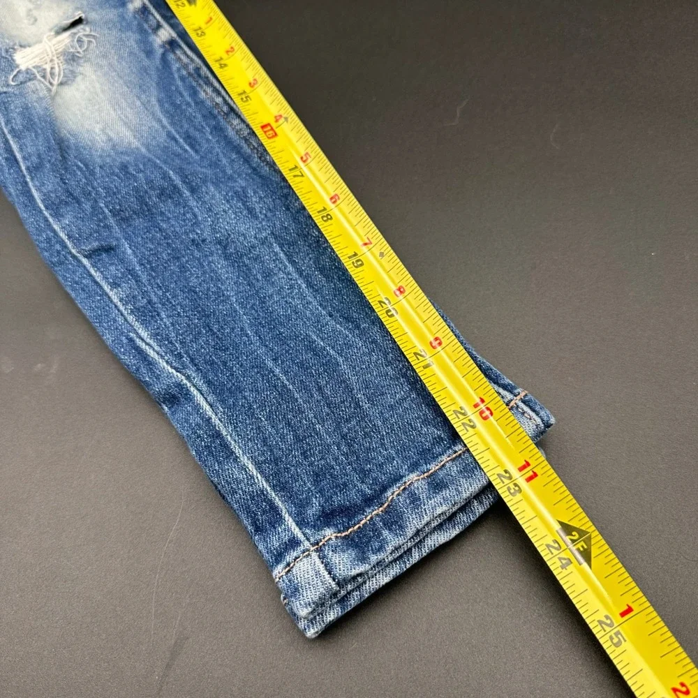 KanCan Signature Kids Girls Mid-Rise Skinny Jeans‎ Size 8 Distressed